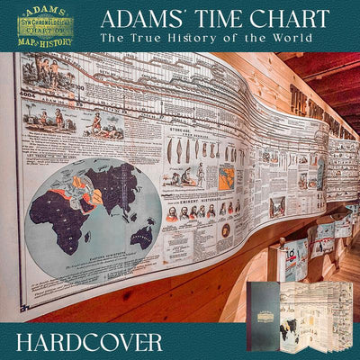 Adams Time Chart 2.0 (Hardcover+Gold Edition) Map of History