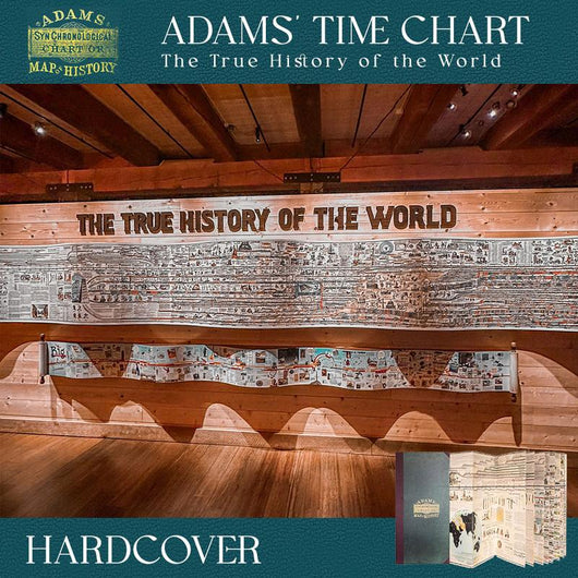 Adams Time Chart 2.0 (Hardcover+Gold Edition) Map of History