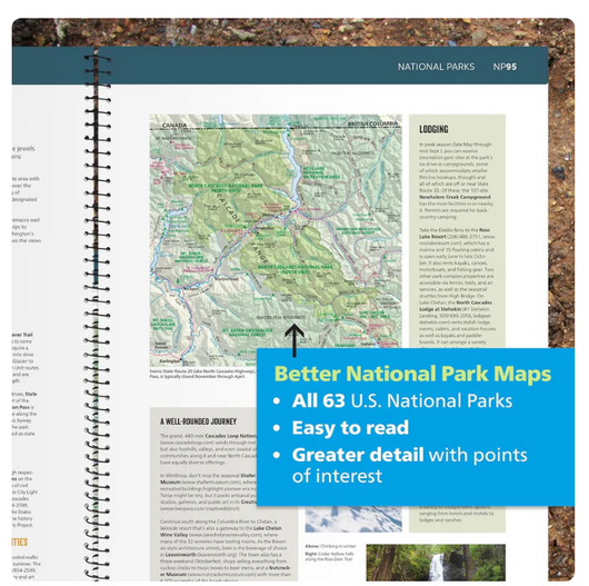 Road Atlas & National park Guide 2026: USA, Canada, Mexico