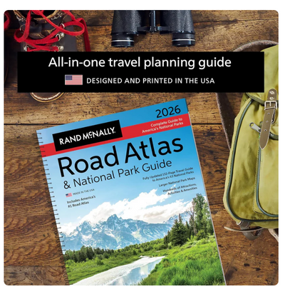 Road Atlas & National park Guide 2026: USA, Canada, Mexico