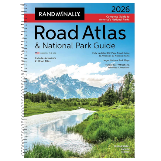 Road Atlas & National park Guide 2026: USA, Canada, Mexico