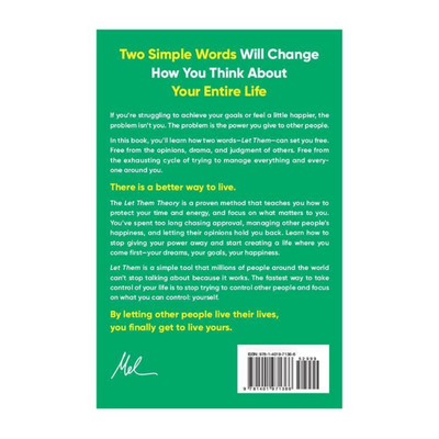 Mel Robbins The Let Them Theory: A Life-Changing Tool That Millions of People Can't Stop Talking About