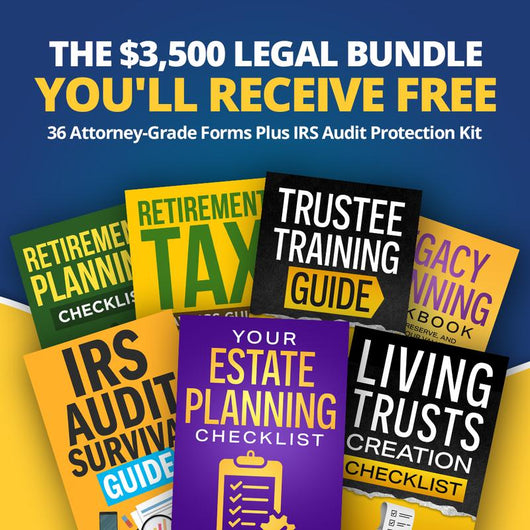 Living Trusts + Wills, Retirement, Tax & Estate Planning Guide