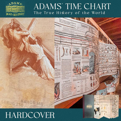 Adams Time Chart 2.0 (Hardcover+Gold Edition) Map of History